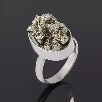 Кольцо пирит (серебро 925 пр.) размер 19