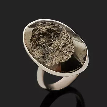 Кольцо пирит (серебро 925 пр.) (регулируемый) размер 17