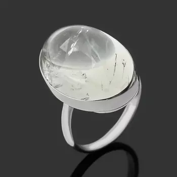 Кольцо празиолит (нейзильбер) размер 18,5