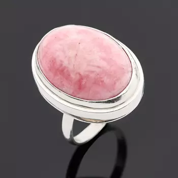 Кольцо родохрозит (серебро 925 пр.) размер 17,5