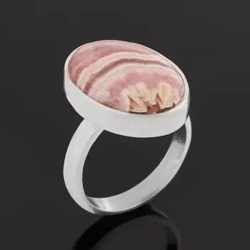 Кольцо родохрозит (серебро 925 пр.) (регулируемый) размер 18