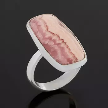 Кольцо родохрозит (серебро 925 пр.) (регулируемый) размер 17,5