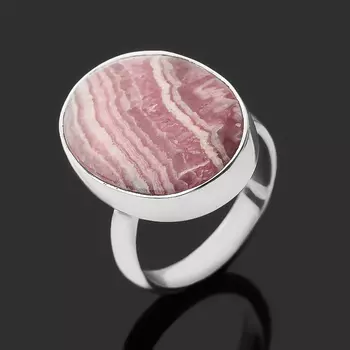 Кольцо родохрозит (серебро 925 пр.) (регулируемый) размер 17,5