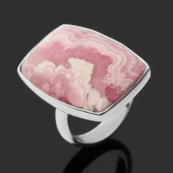 Кольцо родохрозит (серебро 925 пр.) (регулируемый) размер 17,5