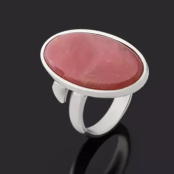 Кольцо родонит (серебро 925 пр.) (регулируемый) размер 17,5