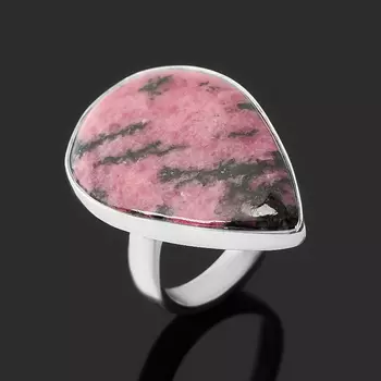 Кольцо родонит (серебро 925 пр.) (регулируемый) размер 17,5