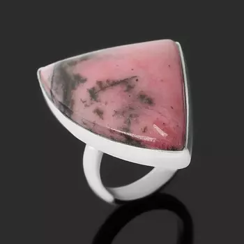 Кольцо родонит (серебро 925 пр.) (регулируемый) размер 18