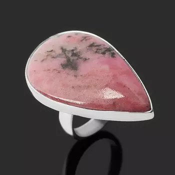 Кольцо родонит (серебро 925 пр.) (регулируемый) размер 18