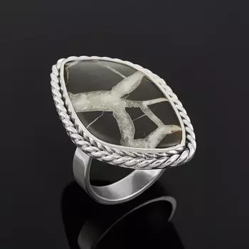 Кольцо септария (серебро 925 пр.) размер 17,5