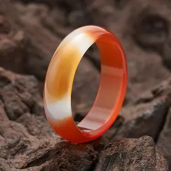 Кольцо сердолик (цельное) размер 17,5