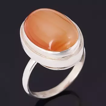 Кольцо сердолик (серебро 925 пр.) размер 17,5