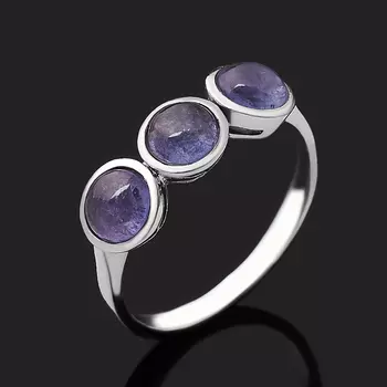 Кольцо танзанит (серебро 925 пр.) размер 17