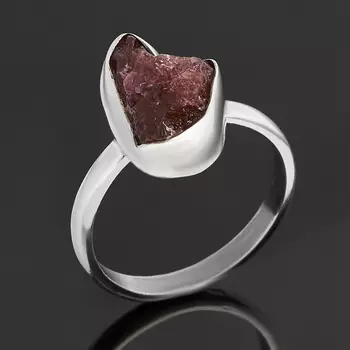 Кольцо турмалин розовый (рубеллит) (серебро 925 пр.) размер 19