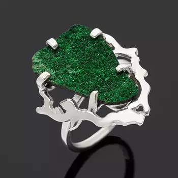 Кольцо уваровит (серебро 925 пр.) размер 17,5