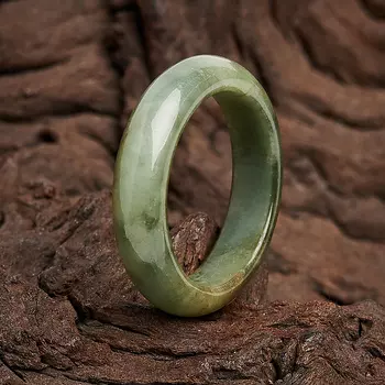 Кольцо жадеит (цельное) размер 19