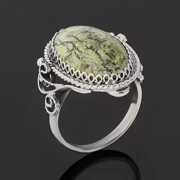 Кольцо змеевик (нейзильбер) размер 16