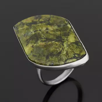 Кольцо змеевик (нейзильбер) размер 18,5