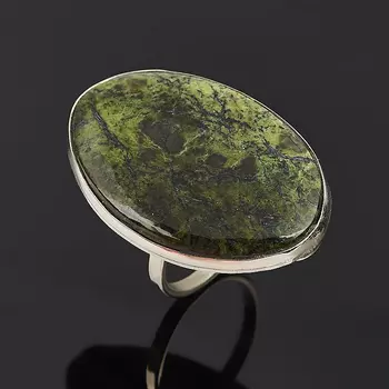 Кольцо змеевик (нейзильбер) размер 19