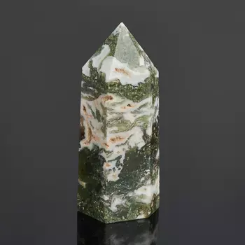 Кристалл агат моховой (ограненный) M (7-12 см) (1 шт)