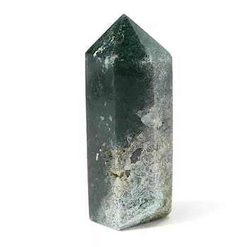 Кристалл агат моховой (ограненный) M (7-12 см)