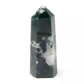 Кристалл агат моховой (ограненный) S (4-7 см)