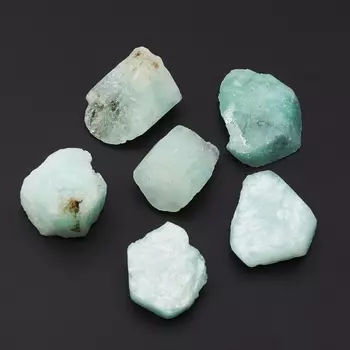 Кристалл аквамарин зеленый XXS, (1,5-2 см) (1 шт)