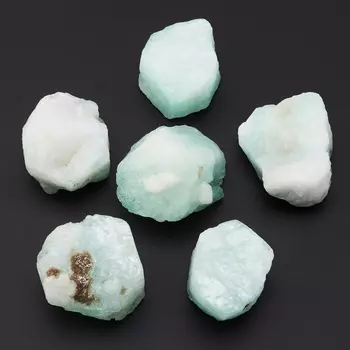 Кристалл аквамарин зеленый XXS, (2-2,5 см) (1 шт)