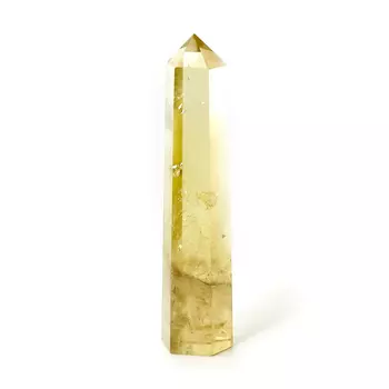 Кристалл цитрин c раухтопазом (ограненный) M (7-12 см)