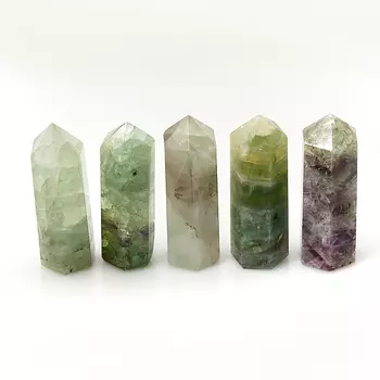 Кристалл флюорит (ограненный) M (7-12 см) (1 шт)