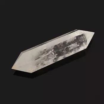 Кристалл горный хрусталь (двухголовик) (ограненный) M (7-12 см)