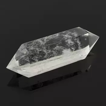 Кристалл горный хрусталь (двухголовик) (ограненный) S (4-7 см)