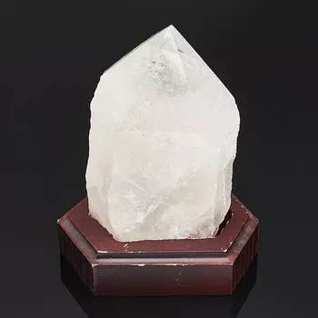 Кристалл горный хрусталь M (7-12 см) (на подставке)