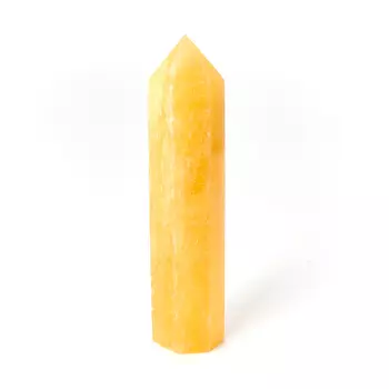 Кристалл кальцит желтый (ограненный) M (7-12 см)