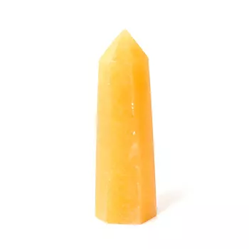 Кристалл кальцит желтый (ограненный) M (7-12 см)