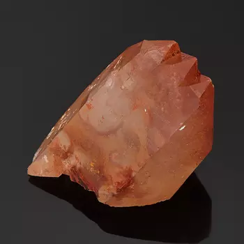 Кристалл кварц с гематитом (сросток) M (7-12 см)