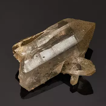 Кристалл кварц с хлоритом (сросток) M (7-12 см)