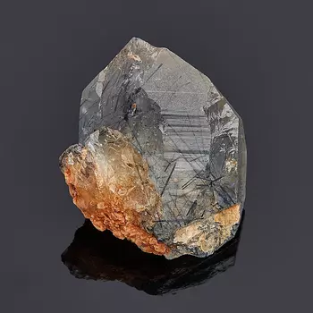 Кристалл кварц с индиголитом XS