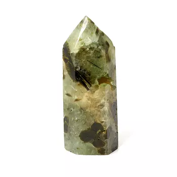 Кристалл пренит (ограненный) M (7-12 см)