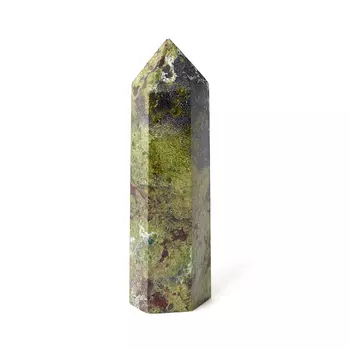 Кристалл яшма зеленая (ограненный) S (4-7 см)