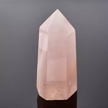 Кристалл розовый кварц (ограненный) S (4-7 см)