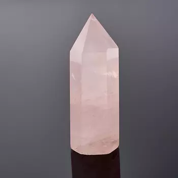 Кристалл розовый кварц (ограненный) S (4-7 см)