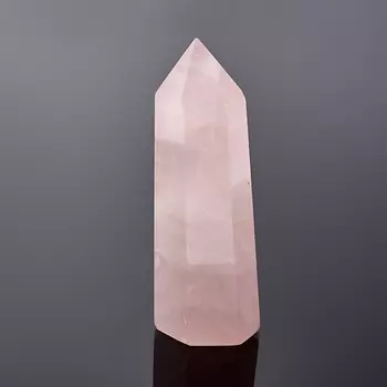 Кристалл розовый кварц (ограненный) S (4-7 см) (1 шт)