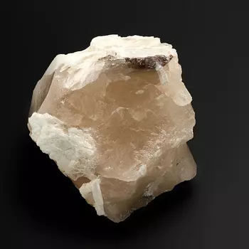 Кристалл турмалин голубой (индиголит) в кристалле кварца M