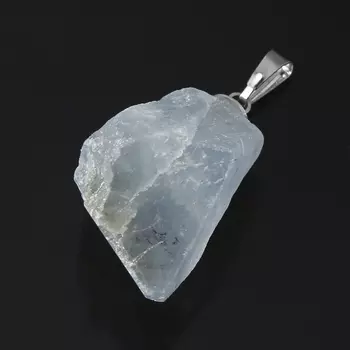 Кулон аквамарин (биж. сплав) кристалл 3,5 см