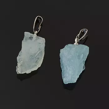 Кулон аквамарин (биж. сплав) кристалл 3 см