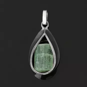 Кулон аквамарин (нейзильбер)