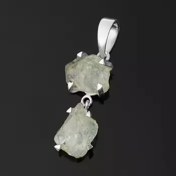 Кулон аквамарин (серебро 925 пр.)