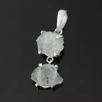 Кулон аквамарин (серебро 925 пр.)