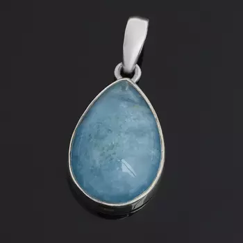 Кулон аквамарин (серебро 925 пр.) капля