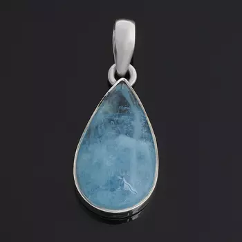 Кулон аквамарин (серебро 925 пр.) капля